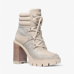 Michael By Michael Kors Asher Crystal Embellished Boots